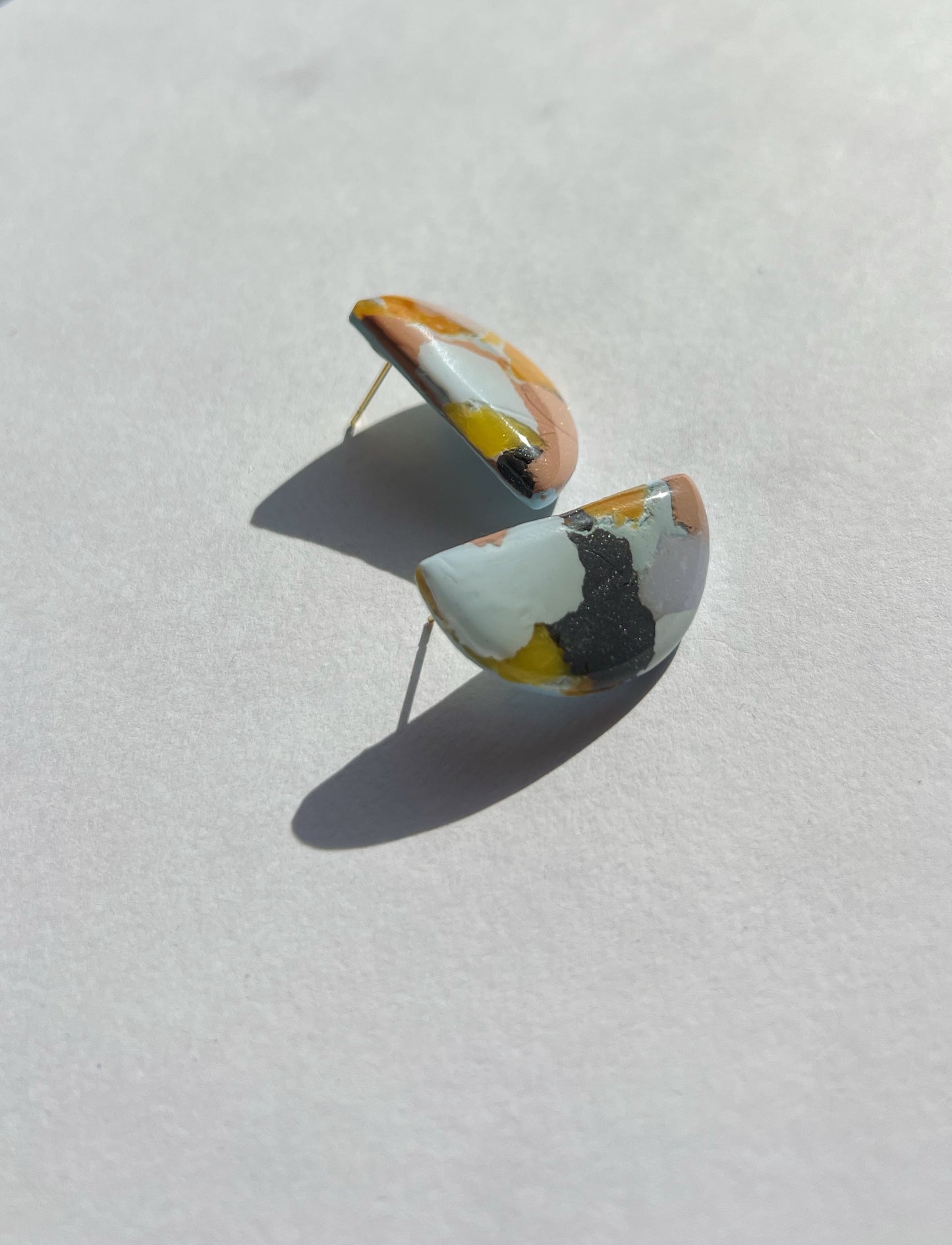The Half Moon stud earring