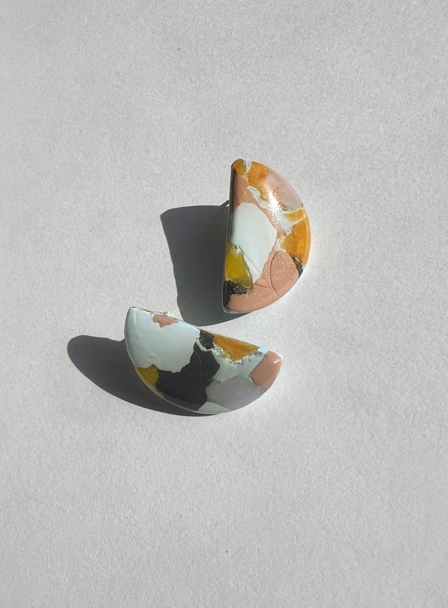 The Half Moon stud earring