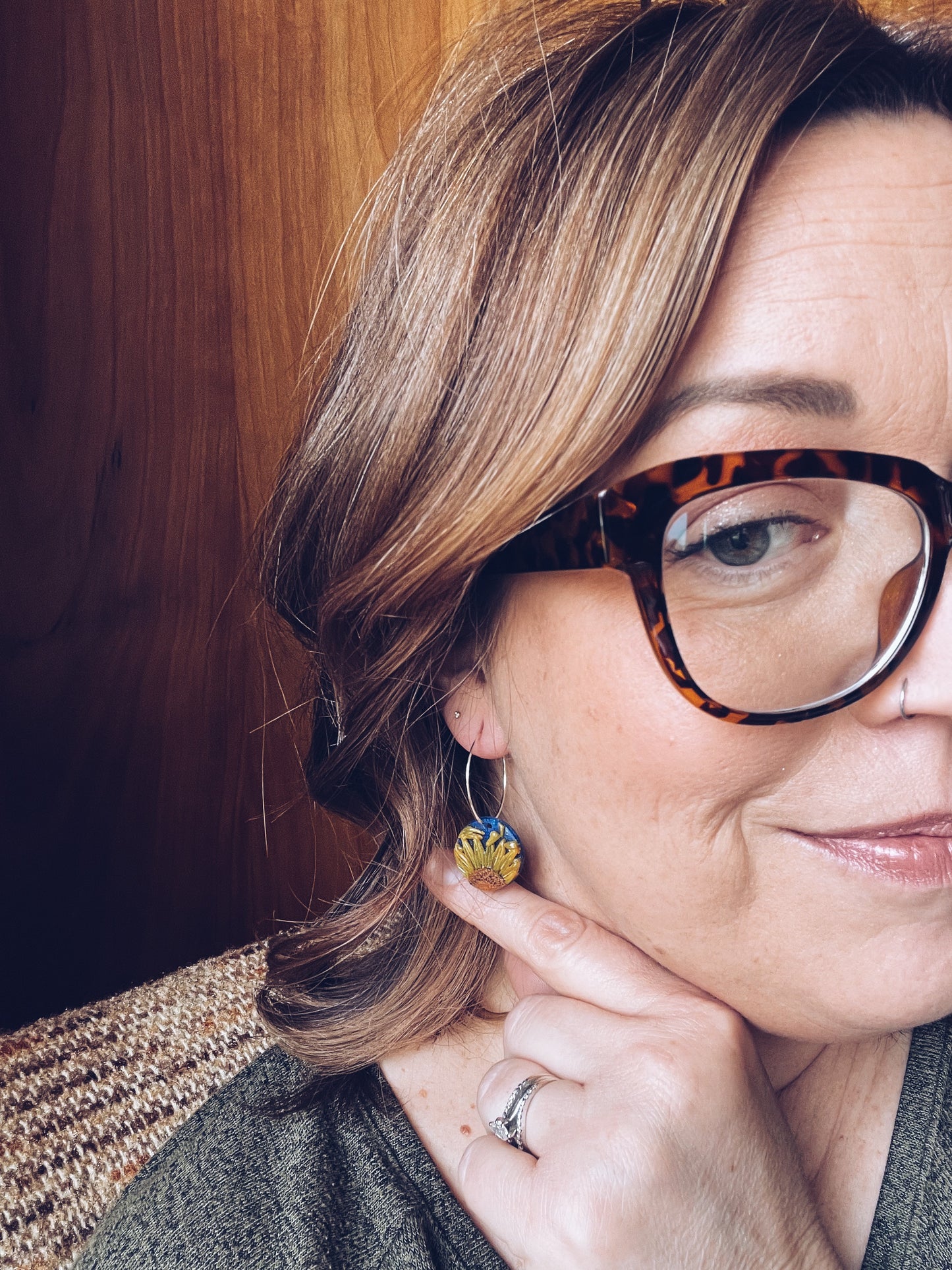 The Mini Orbit Hoop earring