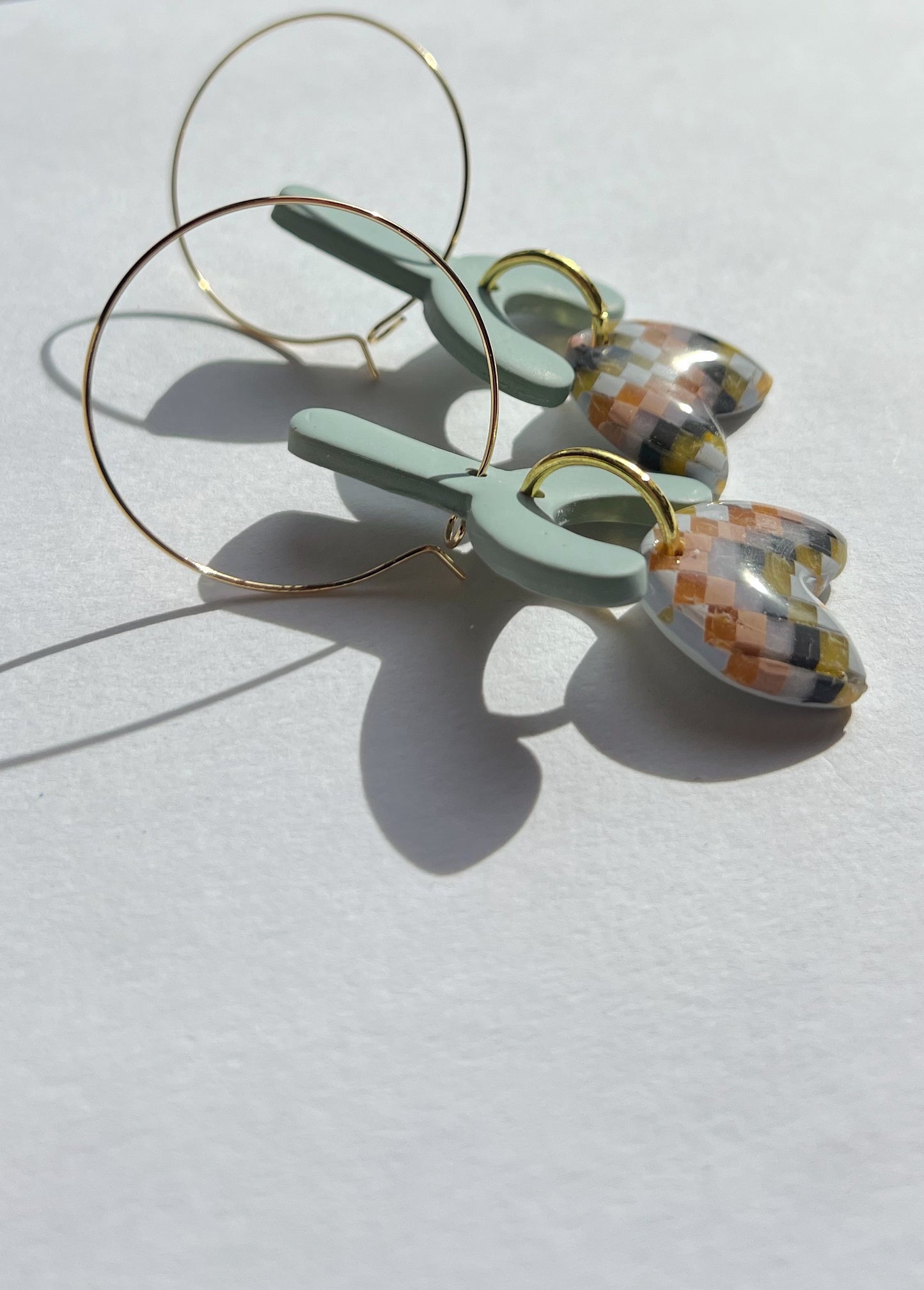 The Floating Bloom Hoop earring