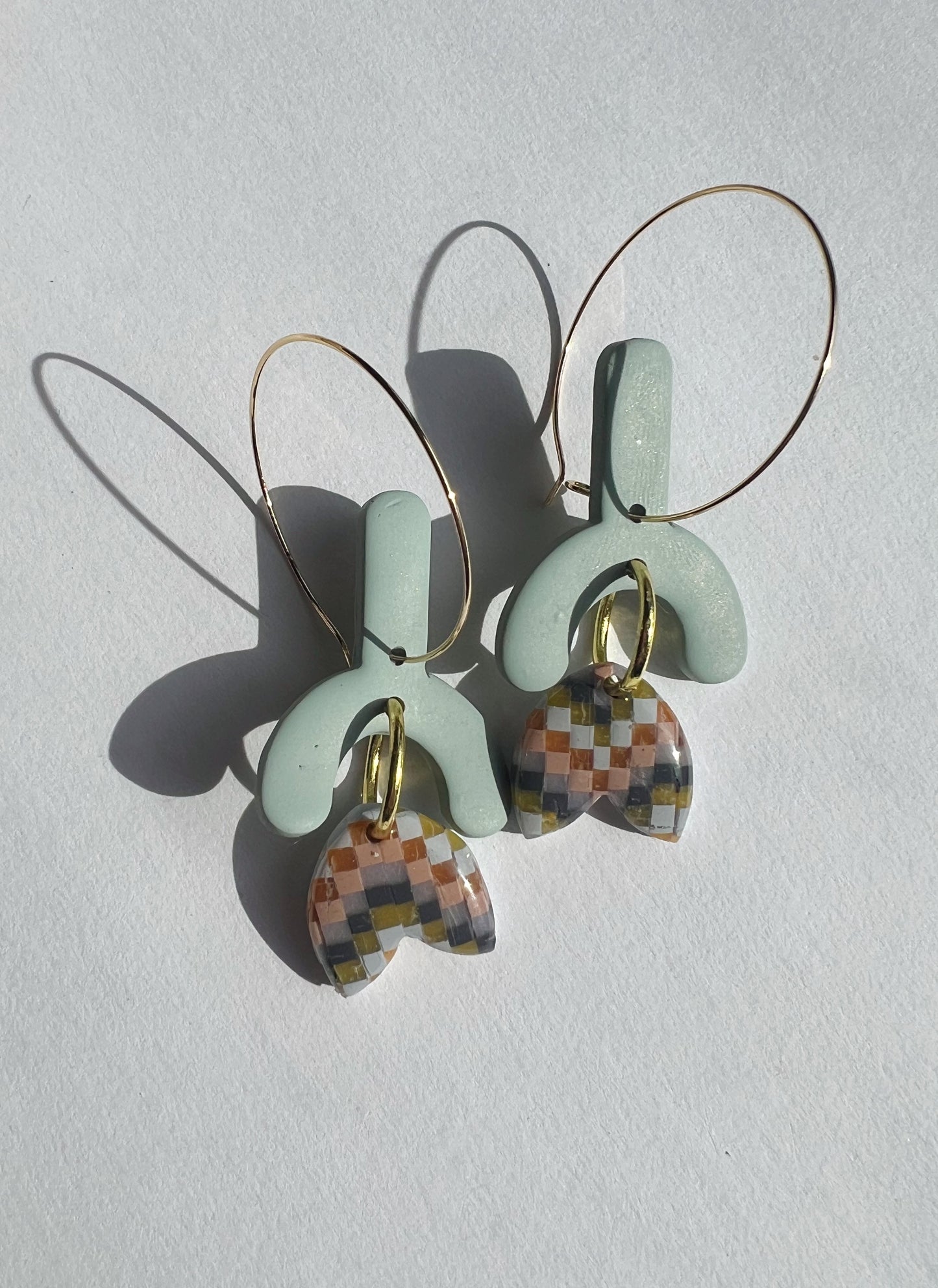 The Floating Bloom Hoop earring